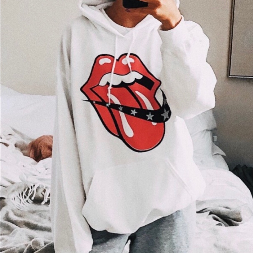 Nike x rolling stone hoodie sz small